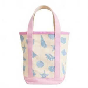 NEW LILLA HAVEN women's mini shell print tote in pink
